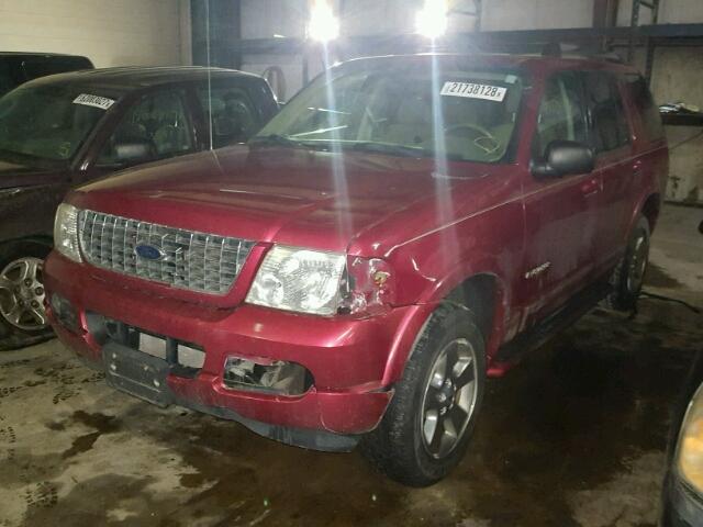 1FMZU75W35UA71867 - 2005 FORD EXPLORER L RED photo 2