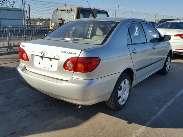 JTDBR32E030038969 - 2003 TOYOTA COROLLA CE TAN photo 4