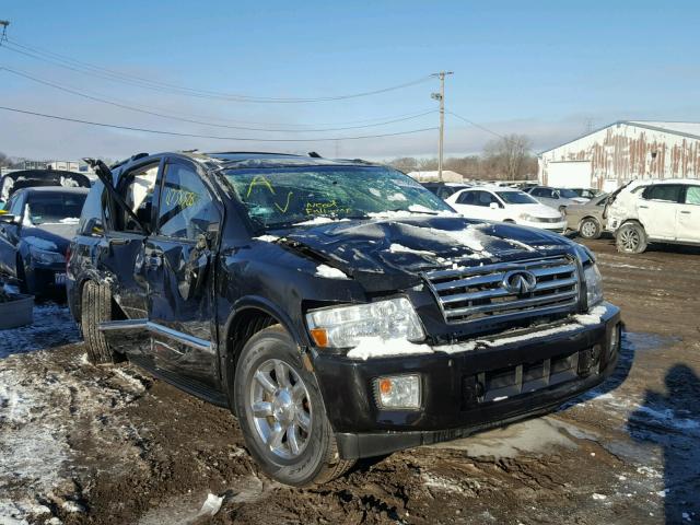 5N3AA08C37N804003 - 2007 INFINITI QX56 BLACK photo 1