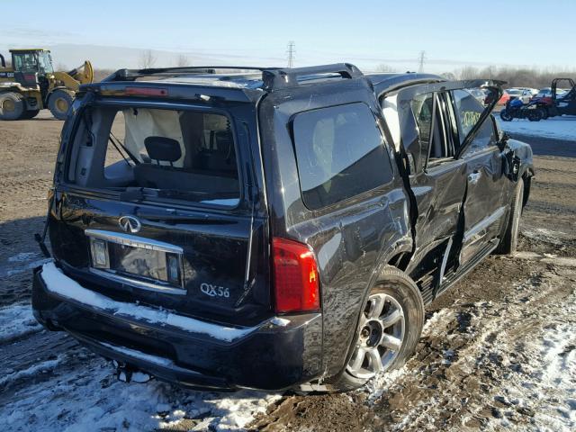 5N3AA08C37N804003 - 2007 INFINITI QX56 BLACK photo 4