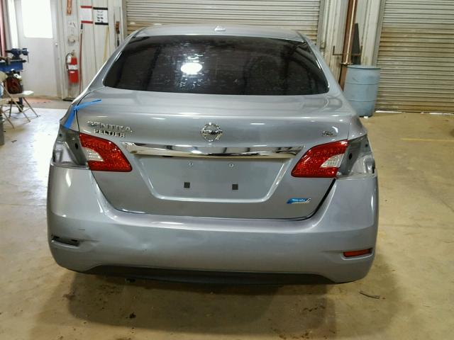 3N1AB7AP9DL750169 - 2013 NISSAN SENTRA S GRAY photo 9