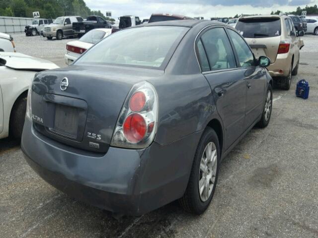 1N4AL11D76C245426 - 2006 NISSAN ALTIMA S GRAY photo 4