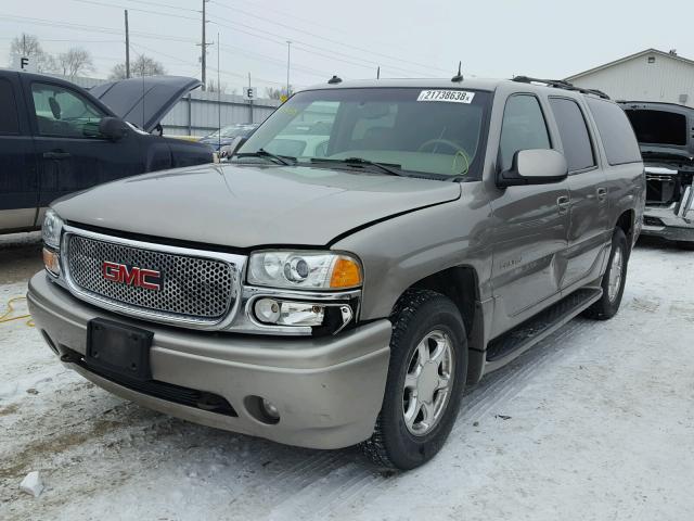 1GKFK66U23J164001 - 2003 GMC YUKON XL D GOLD photo 2