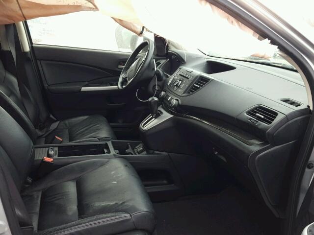 JHLRM4H79CC013131 - 2012 HONDA CR-V EXL SILVER photo 5