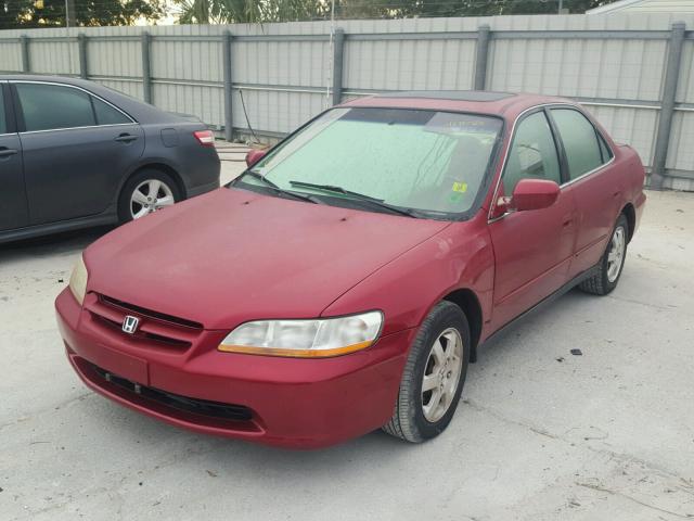 JHMCG5673YC013084 - 2000 HONDA ACCORD SE RED photo 2