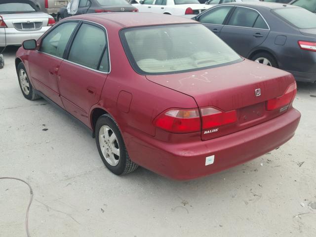 JHMCG5673YC013084 - 2000 HONDA ACCORD SE RED photo 3