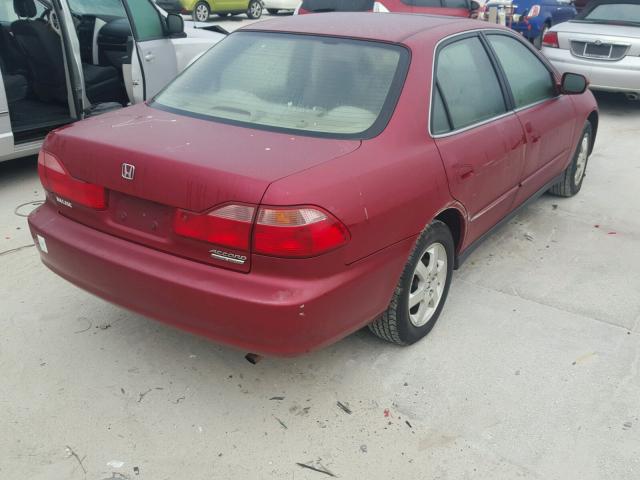 JHMCG5673YC013084 - 2000 HONDA ACCORD SE RED photo 4