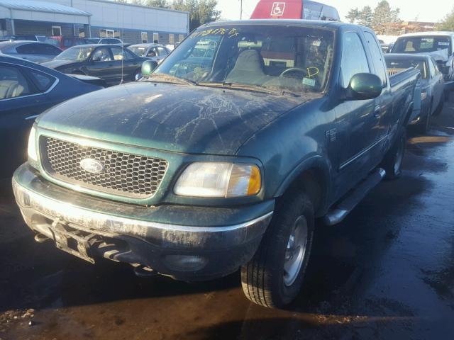 1FTRX18L9YNB77412 - 2000 FORD F150 GREEN photo 2