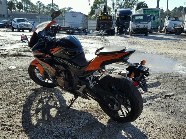 MLHPC4467H5400516 - 2017 HONDA CBR500 R ORANGE photo 3