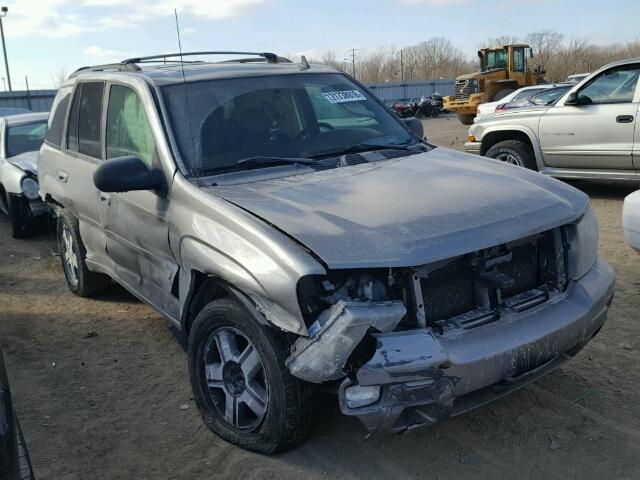 1GNDT13S582221757 - 2008 CHEVROLET TRAILBLAZE GRAY photo 1