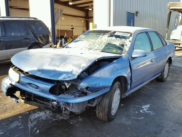 1FALP52UXSA281961 - 1995 FORD TAURUS GL BLUE photo 2