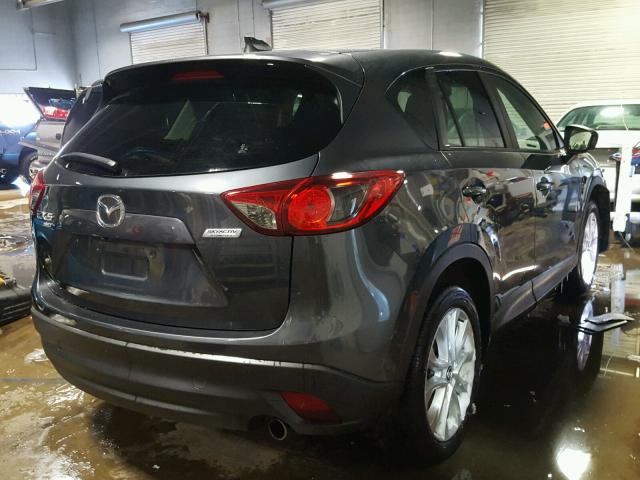 JM3KE4DY2E0384444 - 2014 MAZDA CX-5 GT GRAY photo 4