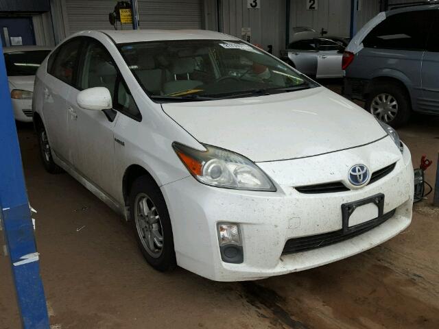 JTDKN3DU7A0025634 - 2010 TOYOTA PRIUS WHITE photo 1