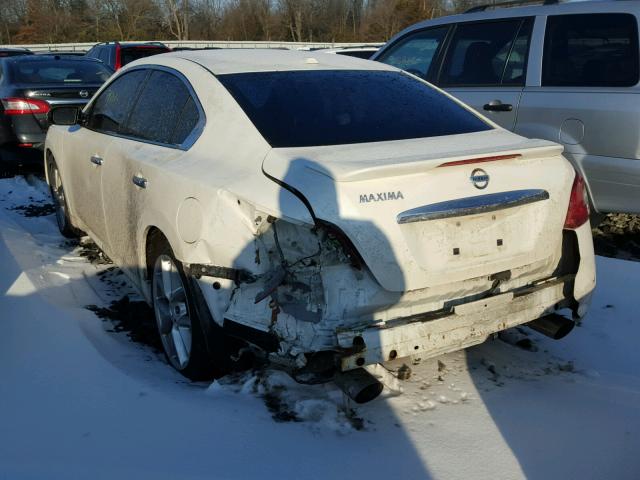 1N4AA5AP0AC864482 - 2010 NISSAN MAXIMA S WHITE photo 3