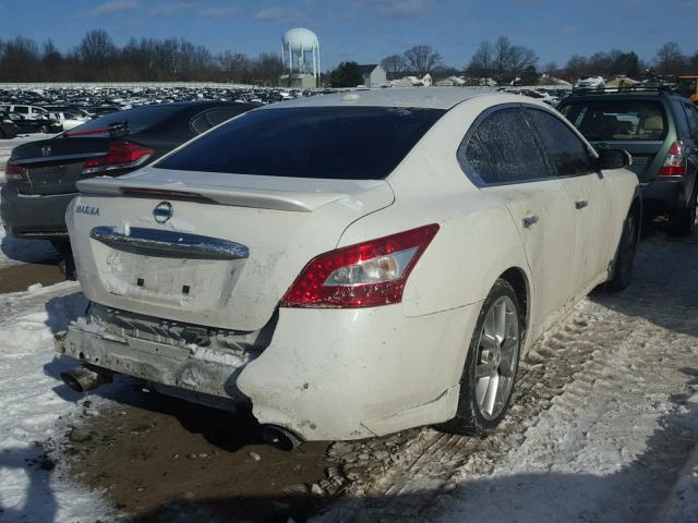 1N4AA5AP0AC864482 - 2010 NISSAN MAXIMA S WHITE photo 4