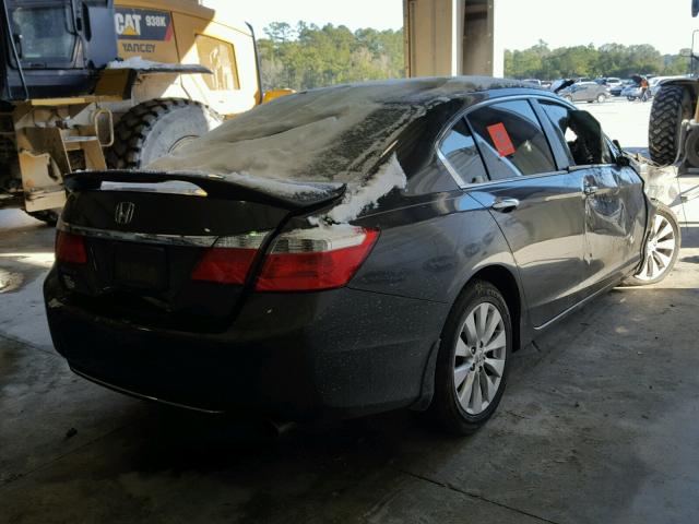 1HGCR2F76DA014523 - 2013 HONDA ACCORD EX GRAY photo 4