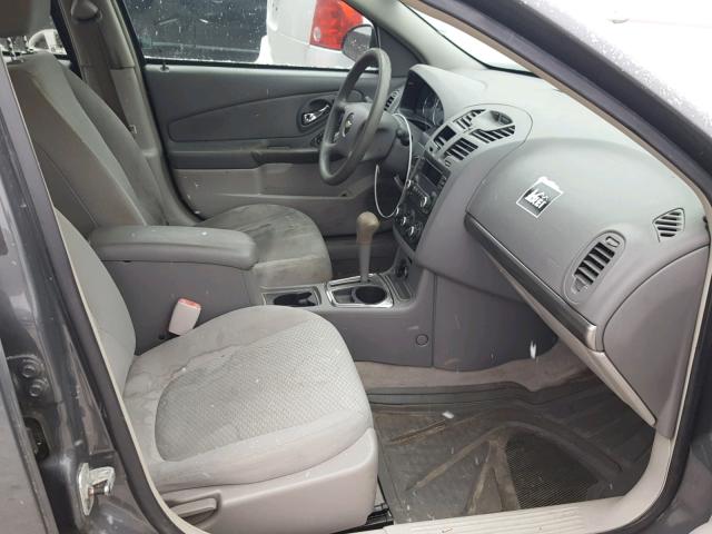 1G1ZS58F37F219638 - 2007 CHEVROLET MALIBU LS 灰色 照片 5