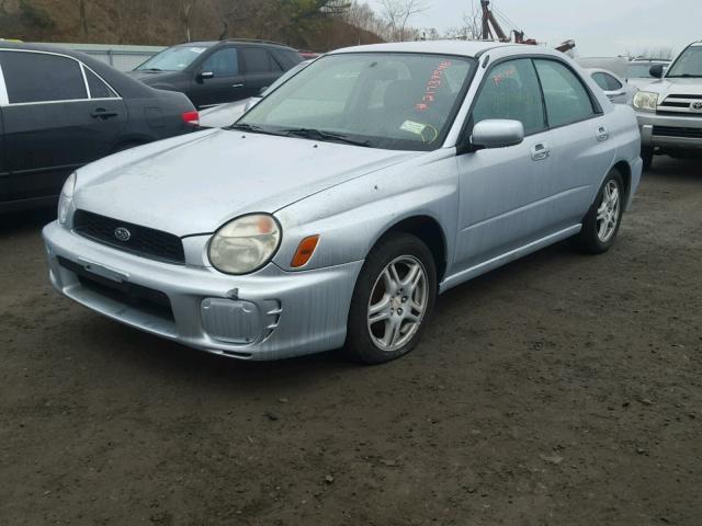 JF1GD67552H516534 - 2002 SUBARU IMPREZA RS SILVER photo 2