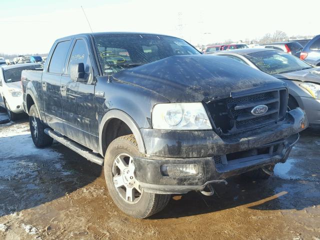 1FTPW14554KD19493 - 2004 FORD F150 SUPER BLACK photo 1