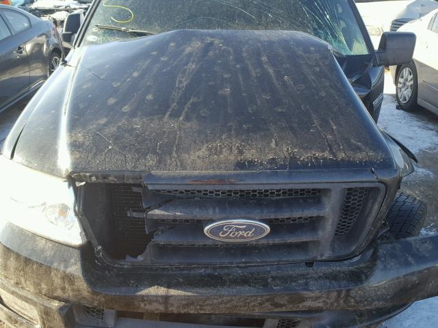 1FTPW14554KD19493 - 2004 FORD F150 SUPER BLACK photo 7