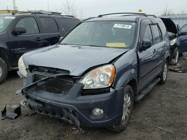 JHLRD78576C808571 - 2006 HONDA CR-V LX GRAY photo 2