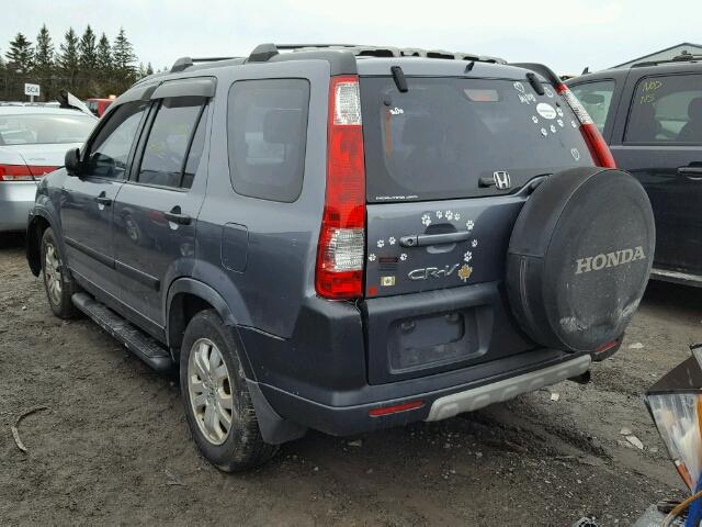 JHLRD78576C808571 - 2006 HONDA CR-V LX GRAY photo 3