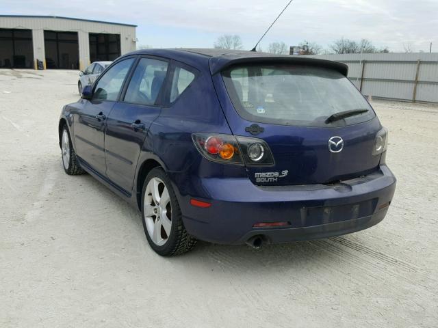 JM1BK143841102885 - 2004 MAZDA 3 HATCHBAC BLUE photo 3