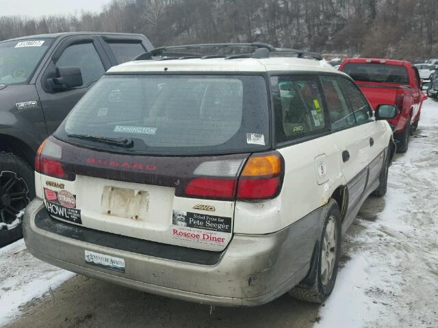 4S3BH675837653032 - 2003 SUBARU LEGACY OUT WHITE photo 4