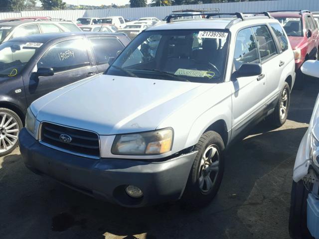 JF1SG63623H733394 - 2003 SUBARU FORESTER 2 SILVER photo 2