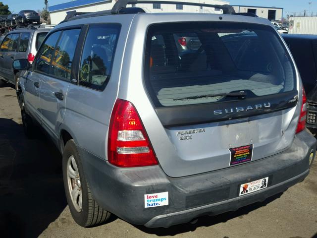 JF1SG63623H733394 - 2003 SUBARU FORESTER 2 SILVER photo 3