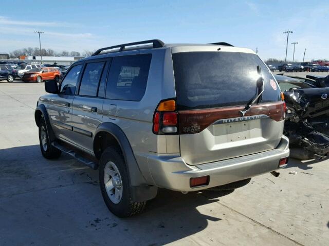 JA4LS21H43J005623 - 2003 MITSUBISHI MONTERO SP TAN photo 3