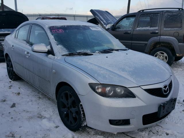 JM1BK32G891243450 - 2009 MAZDA 3 I SILVER photo 1