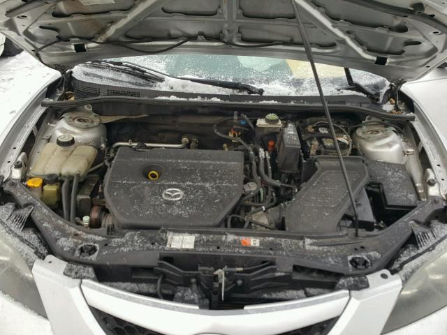 JM1BK32G891243450 - 2009 MAZDA 3 I SILVER photo 7