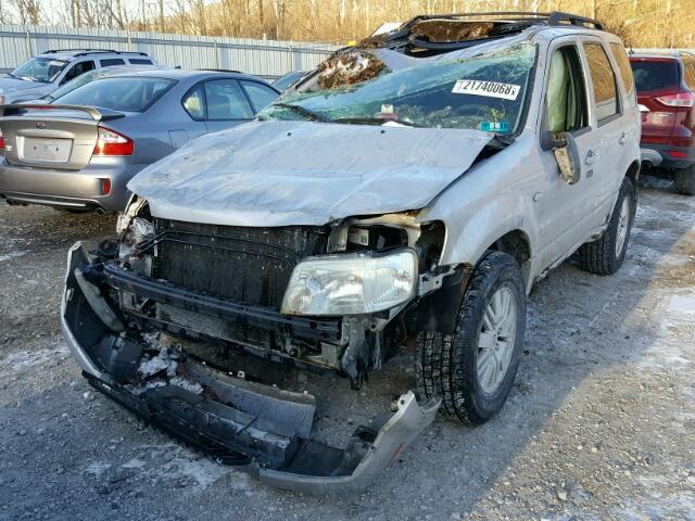 4M2CU571X6KJ04189 - 2006 MERCURY MARINER SILVER photo 2