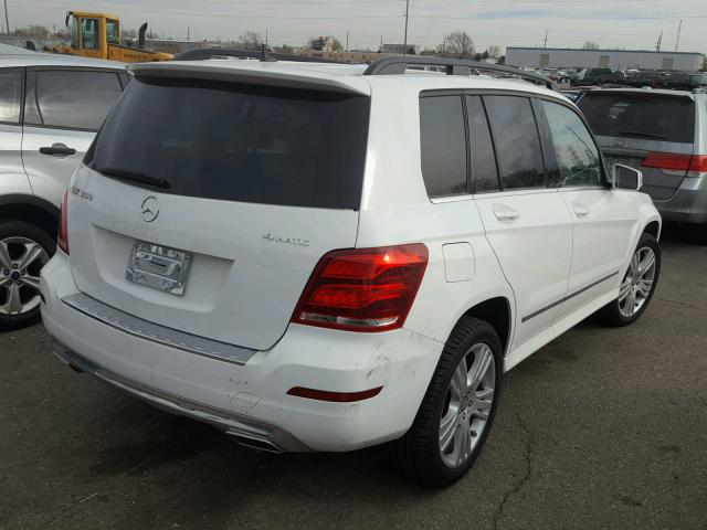 WDCGG8JB5EG310890 - 2014 MERCEDES-BENZ GLK 350 4M WHITE photo 4