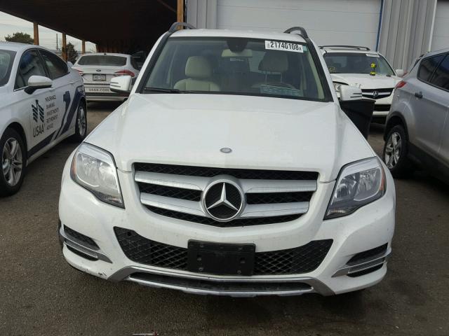 WDCGG8JB5EG310890 - 2014 MERCEDES-BENZ GLK 350 4M WHITE photo 9