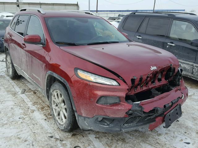 1C4PJLCB0GW177097 - 2016 JEEP CHEROKEE L MAROON photo 1