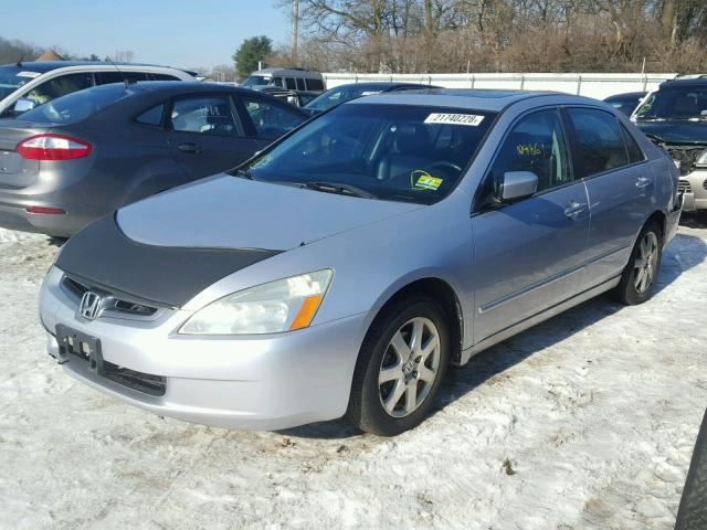 1HGCM66515A020901 - 2005 HONDA ACCORD EX SILVER photo 2