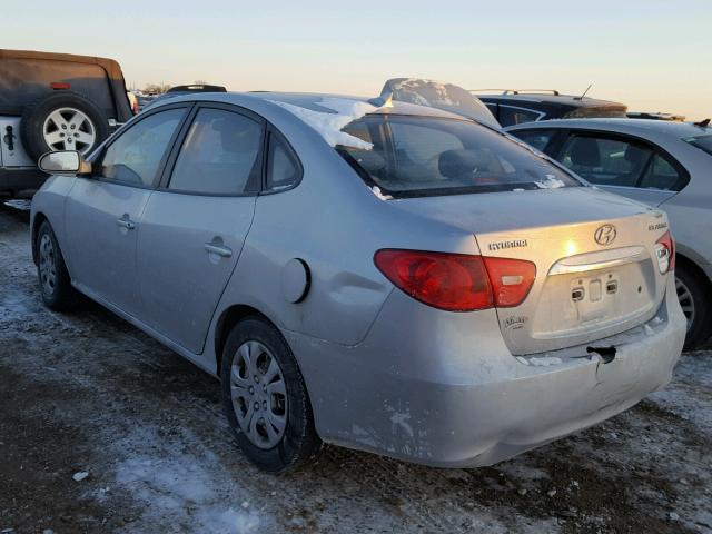 KMHDU4AD9AU867157 - 2010 HYUNDAI ELANTRA BL SILVER photo 3