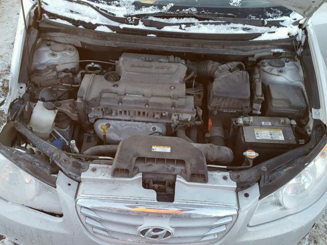 KMHDU4AD9AU867157 - 2010 HYUNDAI ELANTRA BL SILVER photo 7