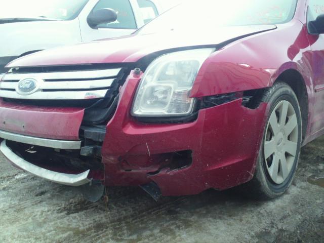 3FAHP06Z77R101444 - 2007 FORD FUSION S MAROON photo 9