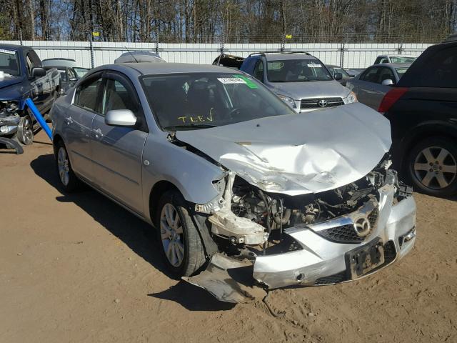 JM1BK12F381820458 - 2008 MAZDA 3 I SILVER photo 1