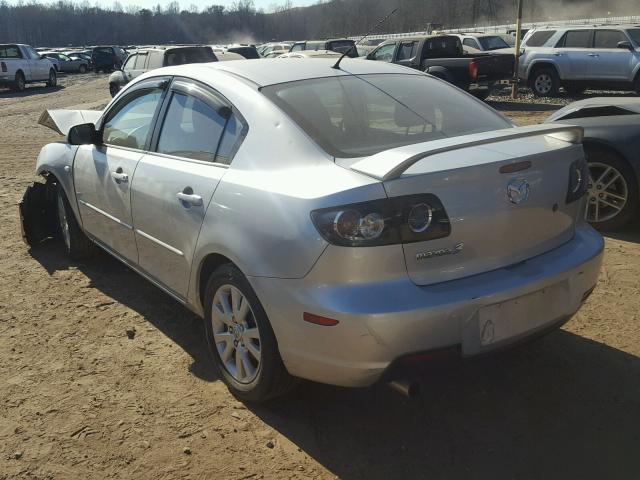 JM1BK12F381820458 - 2008 MAZDA 3 I SILVER photo 3