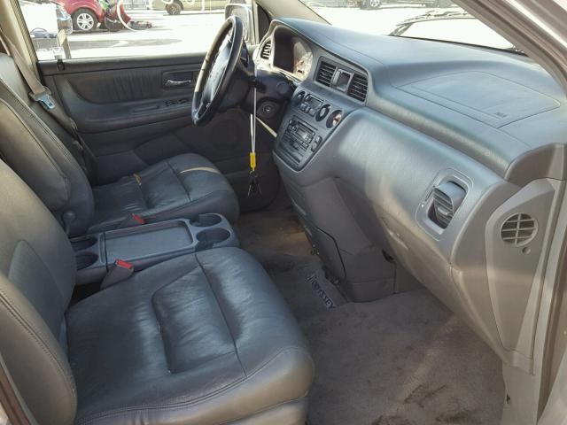 5FNRL18932B011232 - 2002 HONDA ODYSSEY EX GRAY photo 5