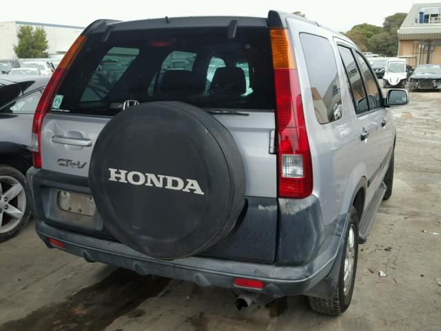 JHLRD78892C078392 - 2002 HONDA CR-V EX SILVER photo 4