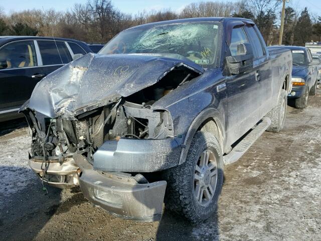 1FTPX14565NA35450 - 2005 FORD F150 BLUE photo 2