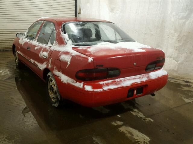1Y1SK5263SZ020898 - 1995 GEO PRIZM BASE RED photo 3