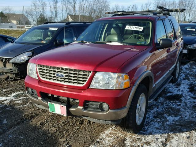 1FMDU74W74UA59747 - 2004 FORD EXPLORER E RED photo 2