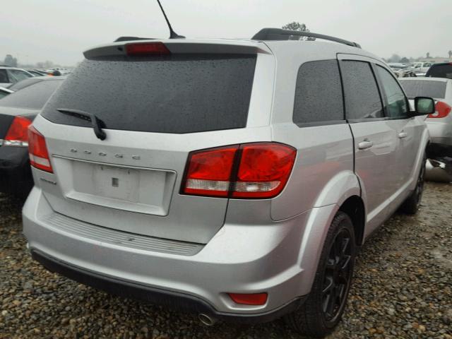 3C4PDCBGXDT677242 - 2013 DODGE JOURNEY SX SILVER photo 4