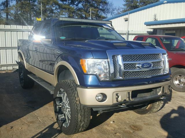 1FTFW1EV9AFD77234 - 2010 FORD F150 SUPER BLUE photo 1